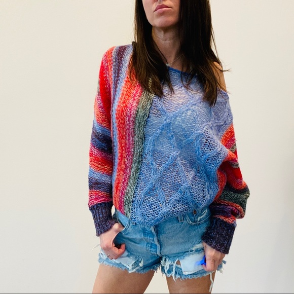Free People Women’s Sweater Multi Size XS EUC - Picture 4 of 13
